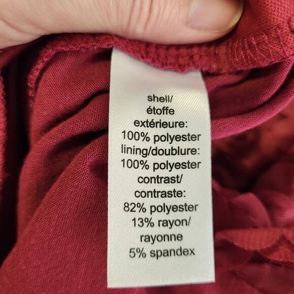 MAURICES Embellished Tank Top Womens Large L Red 3D Roses Floral Romantic Love - Picture 5 of 9